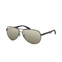 Ray-Ban CARBON FIBRE RB8313 Heren - Piloot Zwart Spiegel glazen