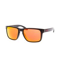 Oakley Holbrook XL Prizm Ruby Sonnenbrille 2018 - Mattschwarz