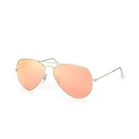 Ray-Ban Zonnebril Aviator 3025 019/Z2 Zilver Bruin Mirror Roze