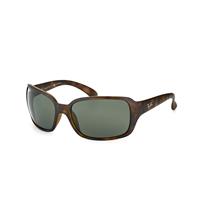 Ray-Ban RB4068 Dames Zonnebril - Rechthoekig Havana - Glazen met sterkte beschikbaar