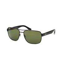 Ray-Ban RB3530 Heren Zonnebril - Rechthoekig Zwart - Glazen met sterkte beschikbaar