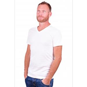 Alan Red Dean Deep V-Neck White ( 2 pack)