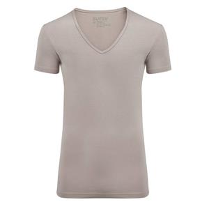 Slater T-Shirt Deep V-Neck Khaki Two Pack ( art 6740)