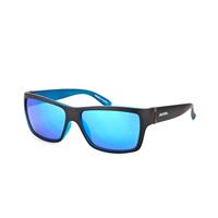 ALPINA Sonnenbrille Kacey, schwarz-matt/blau, schwarz/blau, OneSize