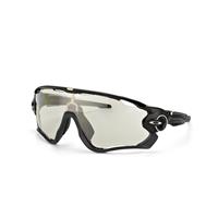 Oakley Jawbreaker Photochromatische Sonnenbrille - Poliert Schwarz