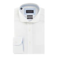 Wit strijkvrij slim fit overhemd