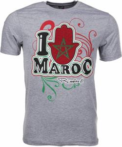 Local Fanatic T-shirt Korte Mouw  I Love Maroc