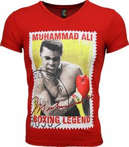 Local Fanatic T-shirt Korte Mouw  Muhammad Ali Zegel Print