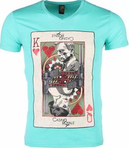 Mascherano T-shirt Korte Mouw T-shirt - James Bond Casino Royale Print