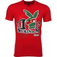 Local Fanatic T-shirt Korte Mouw  I Love Suriname