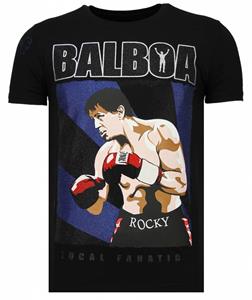 T-shirt Korte Mouw Local Fanatic Balboa Rhinestone