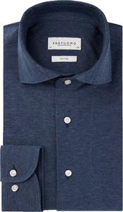 Profuomo overhemd Slim Fit PP0H0A045 in het Marine