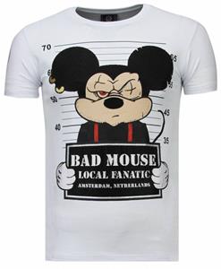 Local Fanatic T-shirt Korte Mouw State Prison - Rhinestone T-shirt