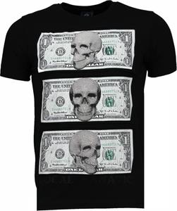 Local Fanatic T-shirt Korte Mouw  Beter Have My Money Rhinestone