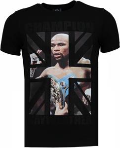 Local Fanatic T-shirt Korte Mouw Mayweather - Rhinestone T-shirt