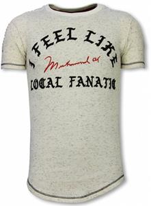 Local Fanatic T-shirt Korte Mouw Longfit T-Shirt - I Feel Like Muhammad