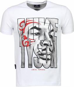 Local Fanatic T-shirt Korte Mouw Mike Tyson Tribal - T-shirt