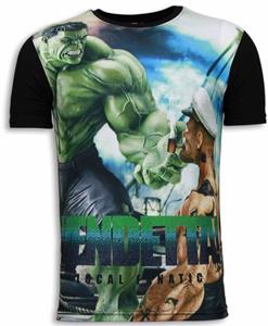 Local Fanatic T-shirt Korte Mouw Vendetta - Digital Rhinestone T-shirt