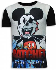 Local Fanatic T-shirt Korte Mouw Ratchet Mickey - Digital Rhinestone T-shirt