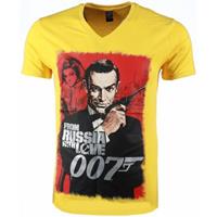 Local Fanatic T-shirt Korte Mouw  James Bond From Russia Print