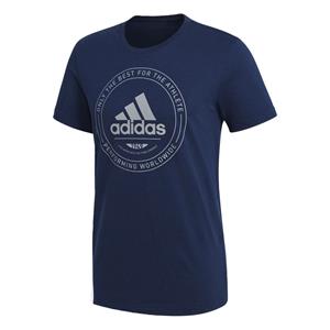 T-shirt Korte Mouw Adidas Adi Emblem Tee Navy
