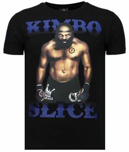 Local Fanatic T-shirt Korte Mouw  Kimbo Slice Rhinestone