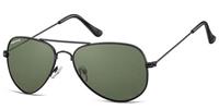 Montana Collection By SBG zonnebril unisex Aviator zwart (MP94A)