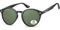 Zonnebril Montana zwart G15 groen met polarized glas