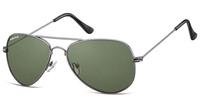 zonnebril unisex Aviator zilver (MP94C)