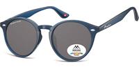 Zonnebril Montana blauw met smoke polarized glas