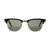 Ray Ban Sonnenbrille "RB 3016 Clubmaster", schwarz-grün, klassisches Design, schwarz/grün