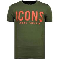 Local Fanatic T-shirt Korte Mouw  ICONS Grappige G