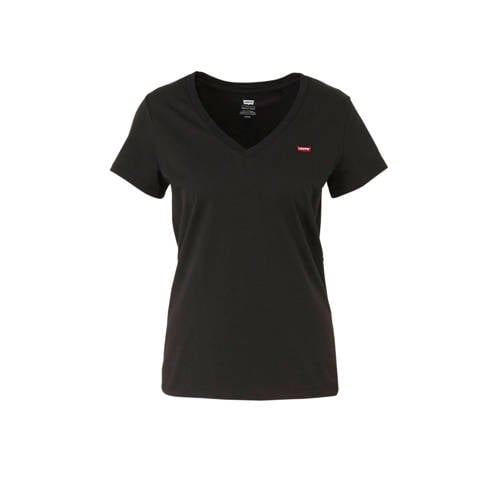 Levi's T-shirt met logo zwart