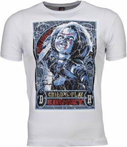 Mascherano T-shirt Korte Mouw T-shirt - Chucky Poster Print