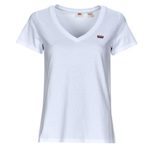 Levi's T-shirt PERFECT VNECK met logo white