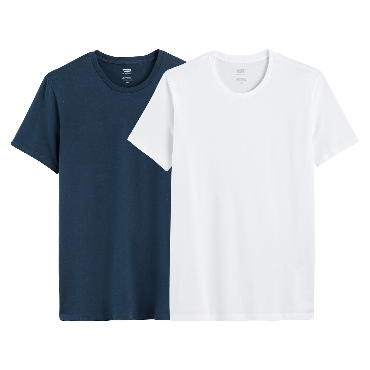 Levi's Set van 2 slim T-shirts met ronde hals