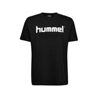 hummel hmlGO Baumwoll Logo T-Shirt kurzarm black