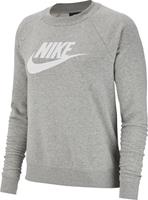 Nike Sweatshirt "Essential", Fleecematerial, für Damen, hellgrau meliert, M, M