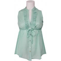 amygee Blouse  - Mintgroen