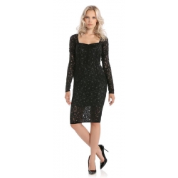 guess VEDETTE DRESS -  - Jurken - Zwart