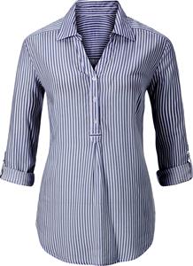 Your look for less! Blouse, marine gestreept