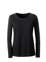 Inspirationen Shirt mit abgerundetem Saum