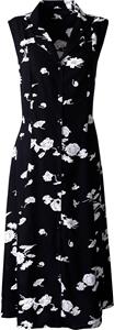Sieh an! Damen Kleid schwarz-weiß