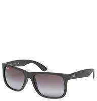 Ray Ban Sonnenbrille "RB 4165 Justin", mattes Gestell, graue Verlaufsgläser, anthrazit