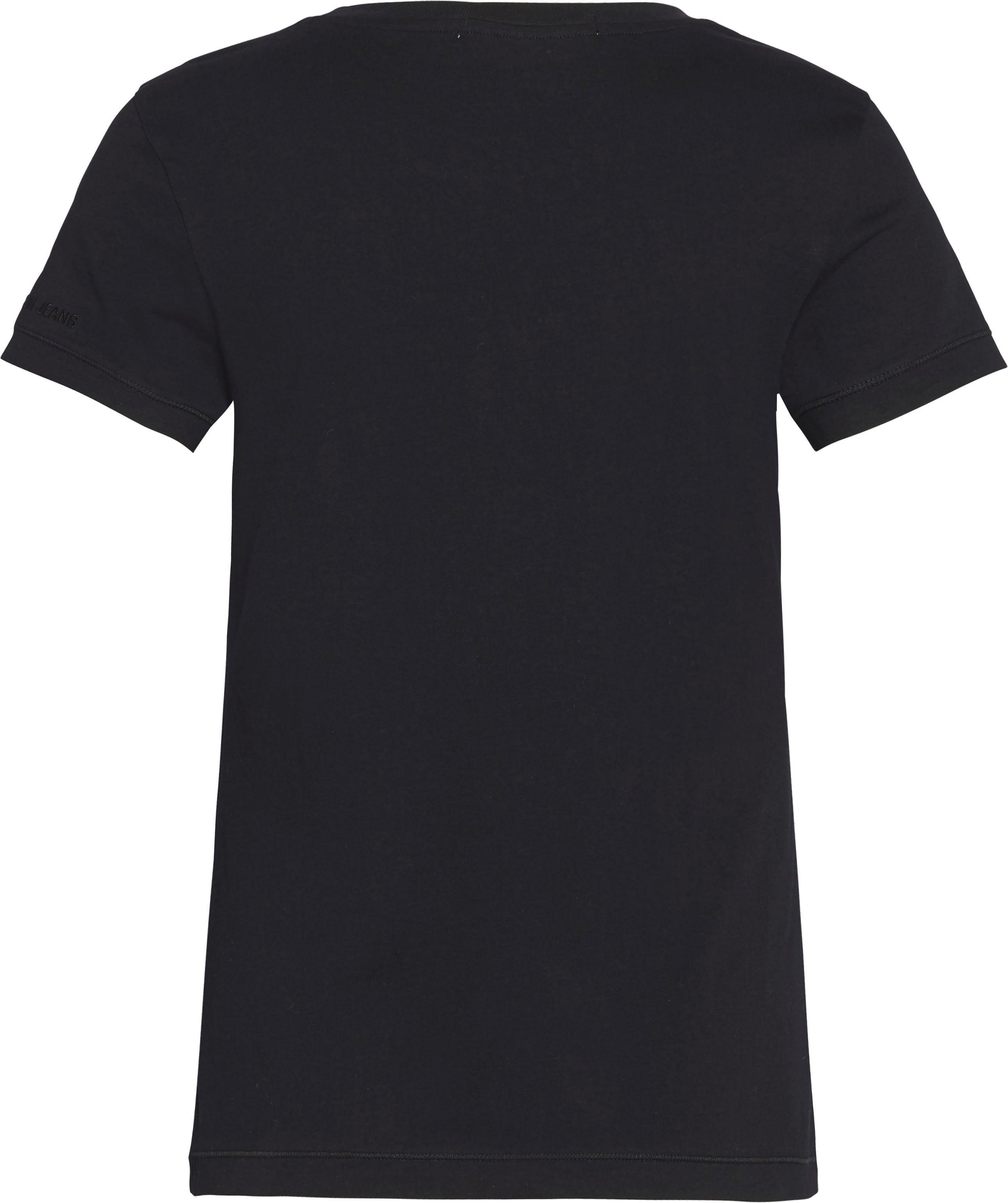 CALVIN KLEIN JEANS T-shirt met logo zwart