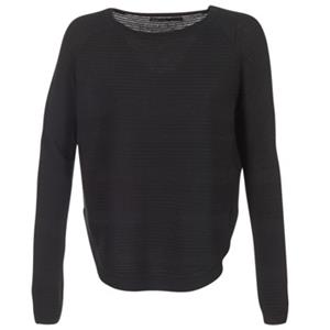 Only Pullover, Struktur-Muster, gerundeter Saum, für Damen, schwarz