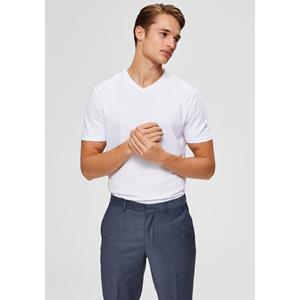 SELECTED HOMME Shirt met V-hals Basic V-Shirt