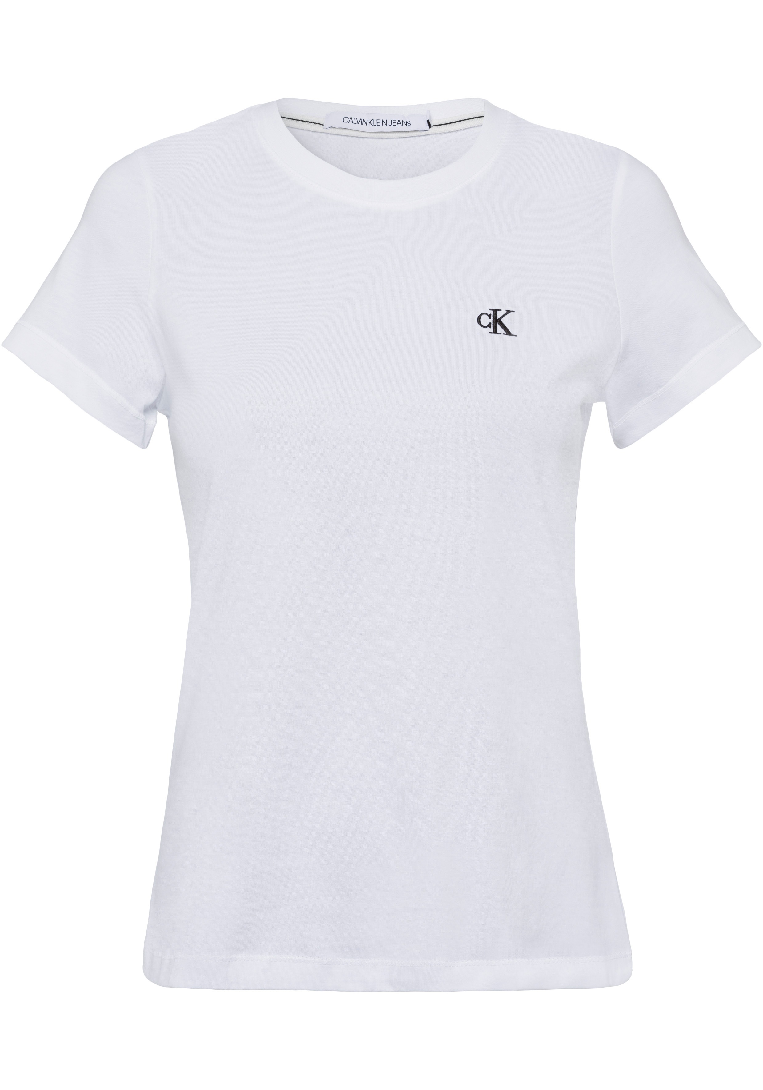 CALVIN KLEIN JEANS T-shirt met logo wit