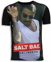 T-shirt Korte Mouw Local Fanatic Salt Bae Digital Rhinestone