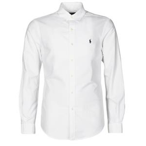 Overhemd Lange Mouw Polo Ralph Lauren CHEMISE CINTREE SLIM FIT EN OXFORD LEGER TYPE CHINO COL BOUTONNE